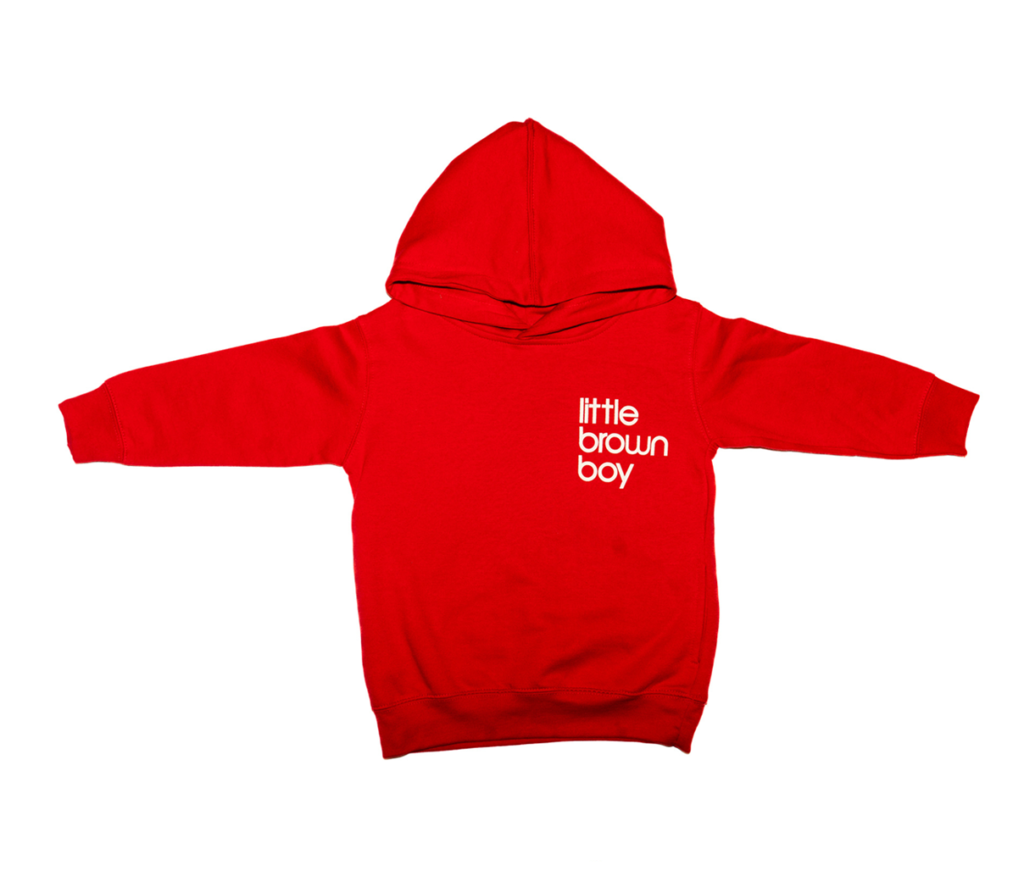 Rambunctious Red Boys Hoodie little brown cuties
